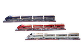 B/O PVC cover electric train (including batteries)