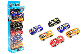 PULL BACK POLICE CAR(6PCS)