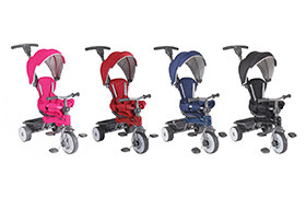 Stroller 4in1 Deluxe Push Tricycle