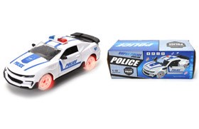 1:18 B/O Police Car with Light /Music /Openable Door