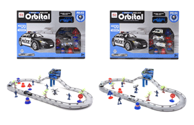 Police Theme Alloy Car Track