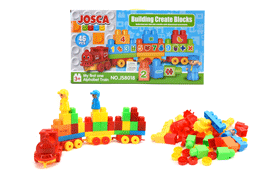 46PCS train building blocks