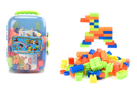 90PCS+ Building Blocks Set Trolley Case