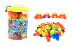 62PCS+ Building Blocks Bucket Set