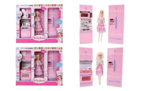 Doll & Kitchen Set with Light & Music