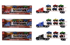 F/P Trailer Truck with 6PCS Cars